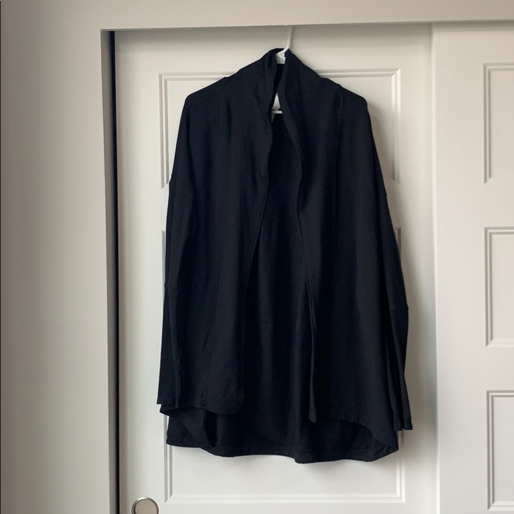 Black Lululemon long cardigan